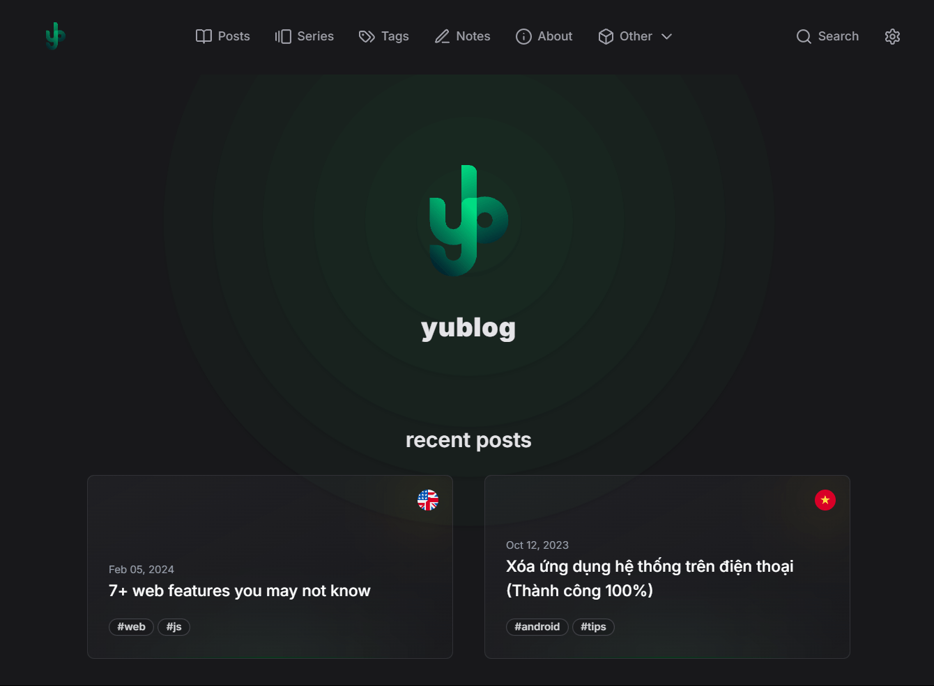 yublog-nuxt project image